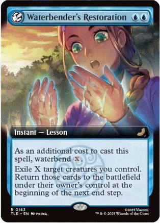 Waterbender's Restoration (Extended Art)  [Avatar: The Last Airbender: Eternal-Legal] Foil