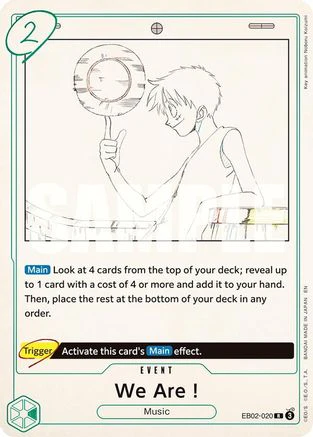 We Are! (EB02-020) - [Extra Booster: Anime 25th Collection] Foil