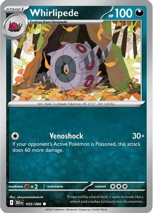 Whirlipede (058/086) [Scarlet & Violet: Black Bolt]