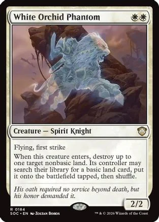 White Orchid Phantom  [Commander: Secrets of Strixhaven]