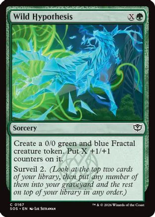 Wild Hypothesis  [Secrets of Strixhaven] Foil