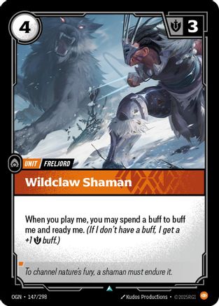 Wildclaw Shaman (147/298) - Riftbound - [Origins] Foil