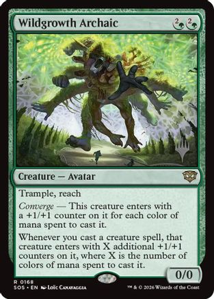 Wildgrowth Archaic  [Promo Pack: Secrets of Strixhaven] Foil