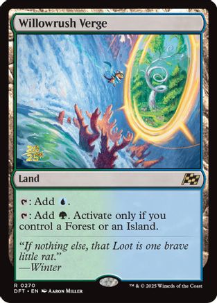 Willowrush Verge  [Prerelease Cards] Foil