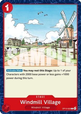 Windmill Village (OP13-022) - [Carrying On His Will]