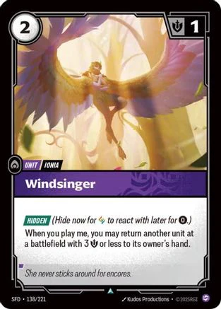 Windsinger (138/221) - Riftbound - [Spiritforged]