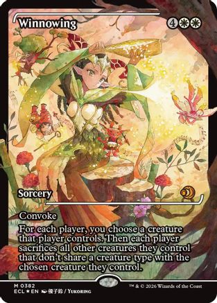 Winnowing (Showcase)  [Lorwyn Eclipsed] Foil
