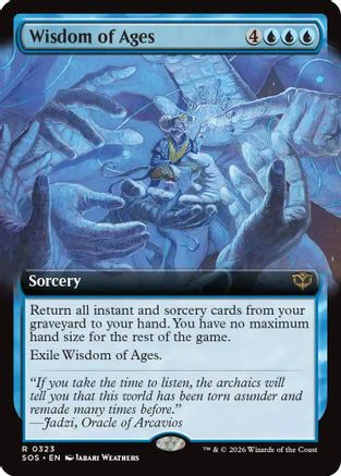 Wisdom of Ages (Extended Art)  [Secrets of Strixhaven] Foil