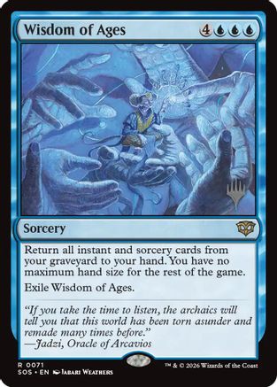 Wisdom of Ages  [Promo Pack: Secrets of Strixhaven] Foil