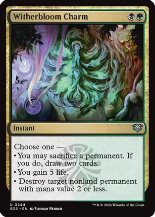 Witherbloom Charm  [Secrets of Strixhaven]