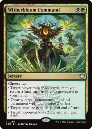 Witherbloom Command  [Commander: Secrets of Strixhaven]