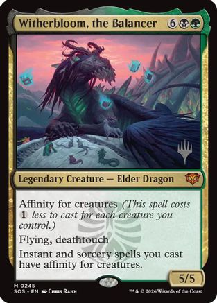 Witherbloom, the Balancer  [Promo Pack: Secrets of Strixhaven] Foil