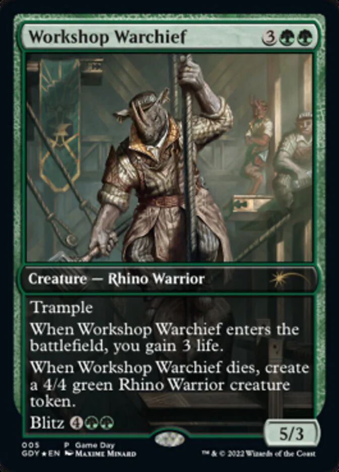 Workshop Warchief [Game Day 2022] Foil