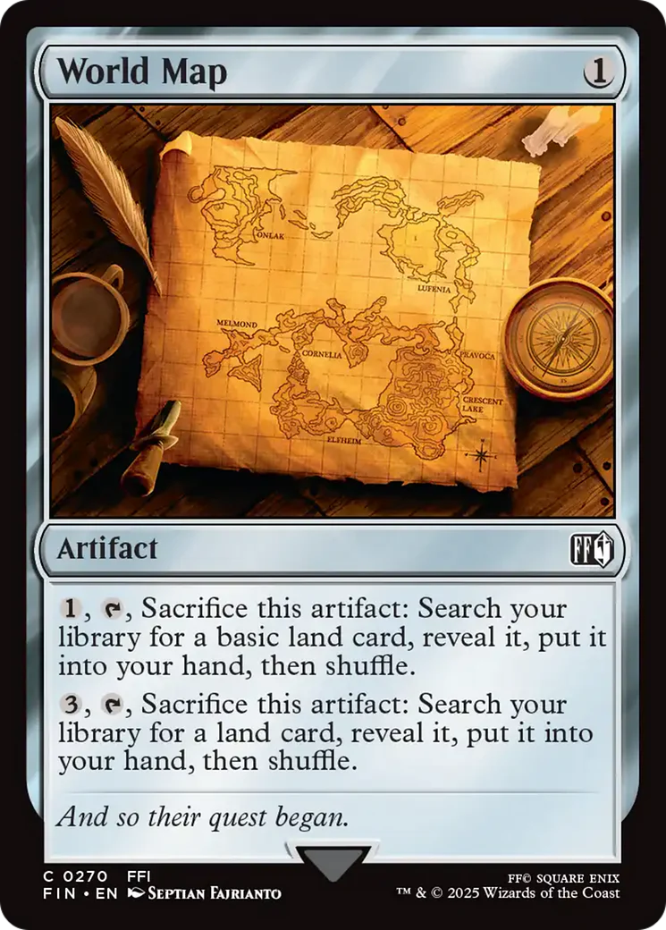 World Map [FINAL FANTASY] Foil