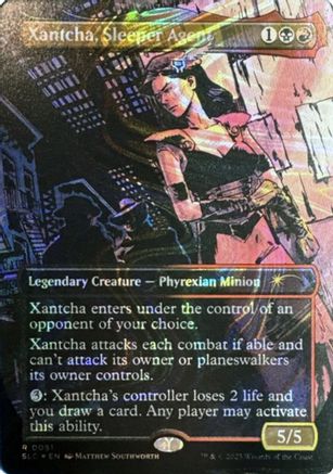 Xantcha, Sleeper Agent (Halo Foil)  [Secret Lair Countdown Kit] Foil