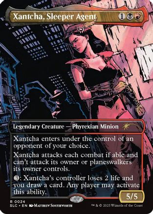 Xantcha, Sleeper Agent  [Secret Lair Countdown Kit]