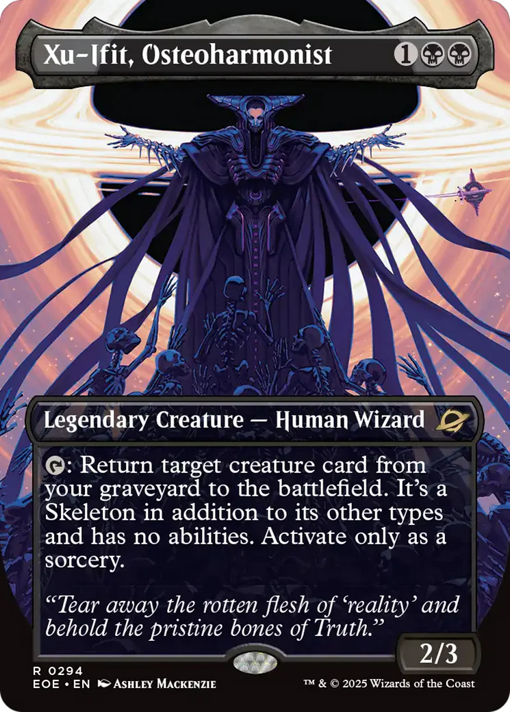 Xu-Ifit, Osteoharmonist (Borderless) [Edge of Eternities] Foil