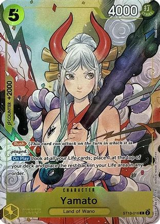 Yamato (Illustration Box Vol.2) (ST13-016) - [One Piece Promotion Cards] Foil