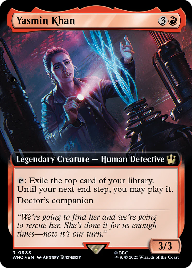 Yasmin Khan  [Doctor Who]: (Extended Art) Foil