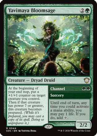 Yavimaya Bloomsage  [Commander: Secrets of Strixhaven]
