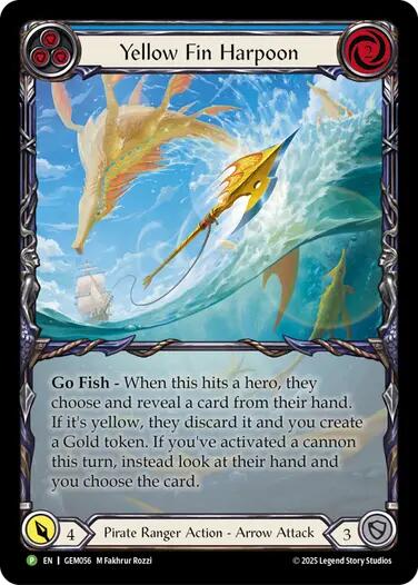 Yellow Fin Harpoon [GEM056] (GEM Pack 2)
