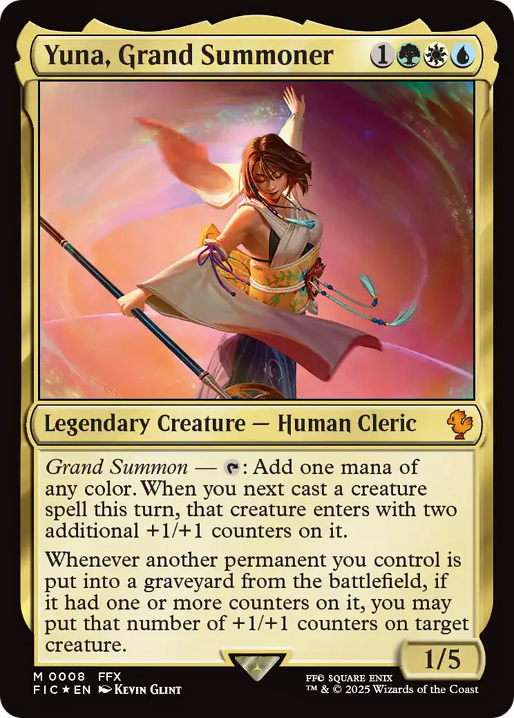 Yuna, Grand Summoner [FINAL FANTASY Commander] Foil