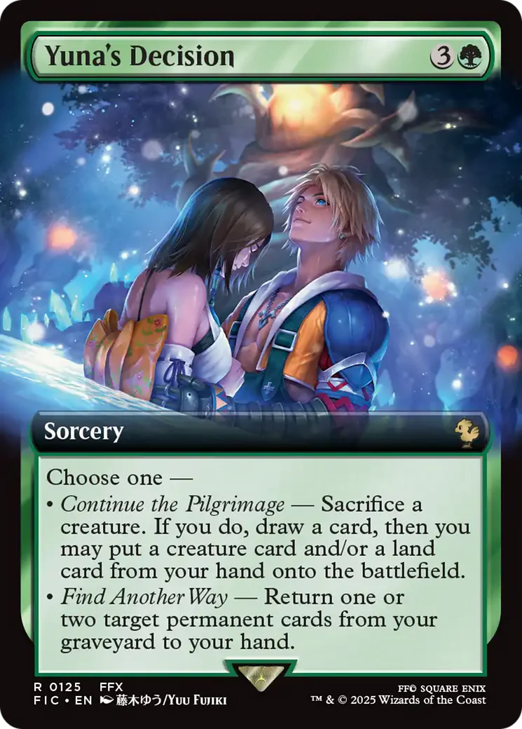 Yuna's Decision (Extended Art) [FINAL FANTASY Commander] Foil