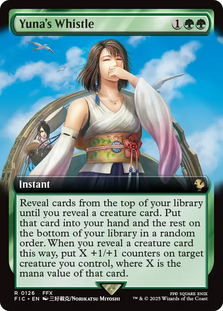 Yuna's Whistle (Extended Art) [FINAL FANTASY Commander] Foil