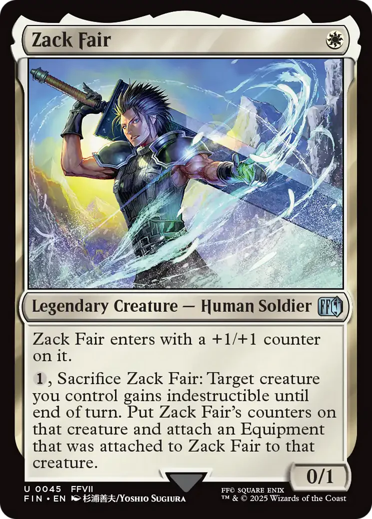 Zack Fair  [FINAL FANTASY] Foil