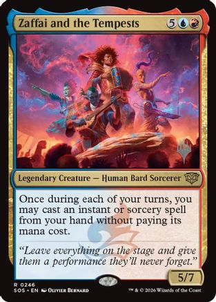 Zaffai and the Tempests  [Promo Pack: Secrets of Strixhaven] Foil