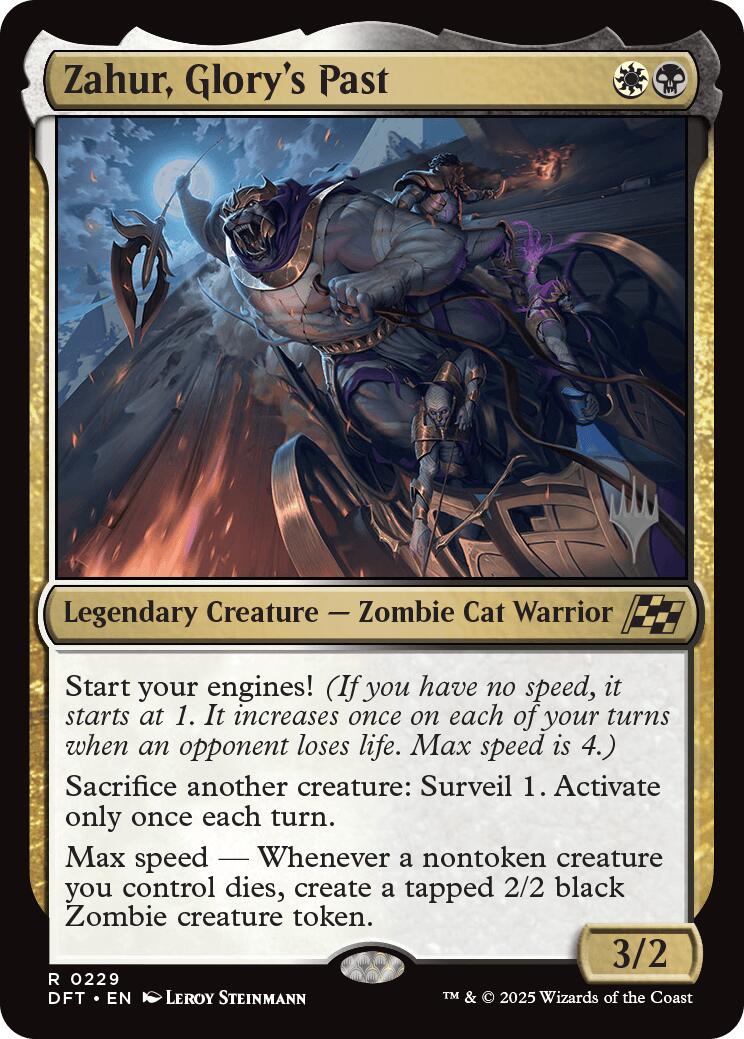Zahur, Glory's Past (Promo Pack) [Aetherdrift Promos] Foil