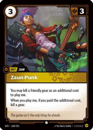 Zaun Punk (160/221) - Riftbound - [Spiritforged]
