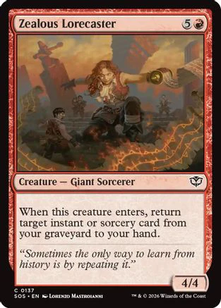 Zealous Lorecaster  [Secrets of Strixhaven] Foil