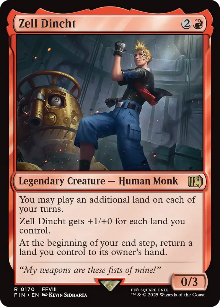 Zell Dincht [FINAL FANTASY] Foil