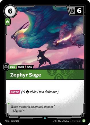 Zephyr Sage (005/024) - Riftbound - [Origins Proving Grounds]