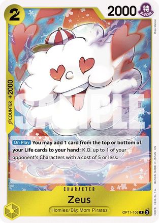 Zeus (OP11-106) - [A Fist of Divine Speed] Foil