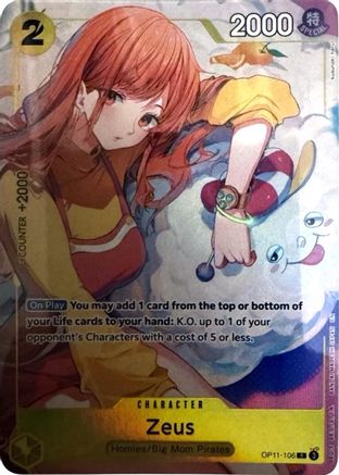 Zeus (Official Playmat -Bandai Card Games Fest 24-25 Edition-) (OP11-106) - [One Piece Promotion Cards] Foil