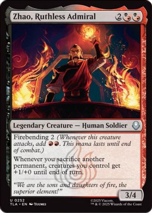 Zhao, Ruthless Admiral  [Avatar: The Last Airbender]