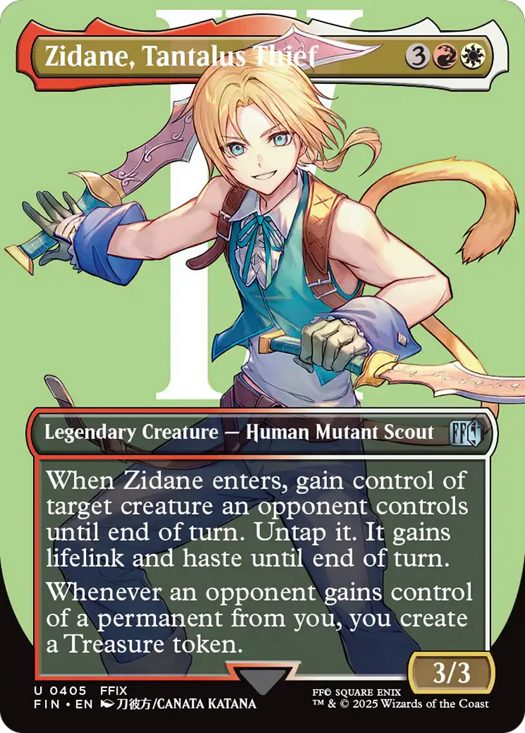 Zidane, Tantalus Thief (Borderless) [FINAL FANTASY] Foil