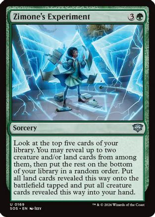 Zimone's Experiment  [Secrets of Strixhaven] Foil