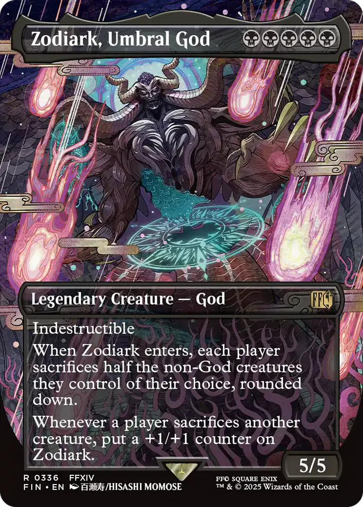 Zodiark, Umbral God (Borderless) [FINAL FANTASY] Foil