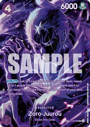 Zoro-Juurou (SP) (ST18-004) - [Legacy of the Master] Foil