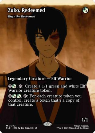 Zuko, Redeemed - Rhys the Redeemed (Borderless)  [Avatar: The Last Airbender: Eternal-Legal] Foil