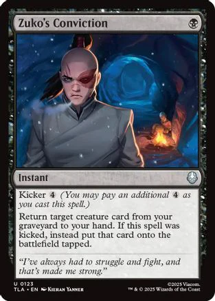 Zuko's Conviction  [Avatar: The Last Airbender] Foil