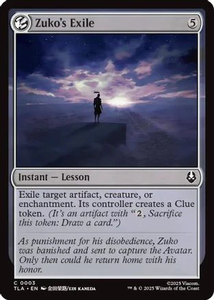 Zuko's Exile  [Avatar: The Last Airbender] Foil